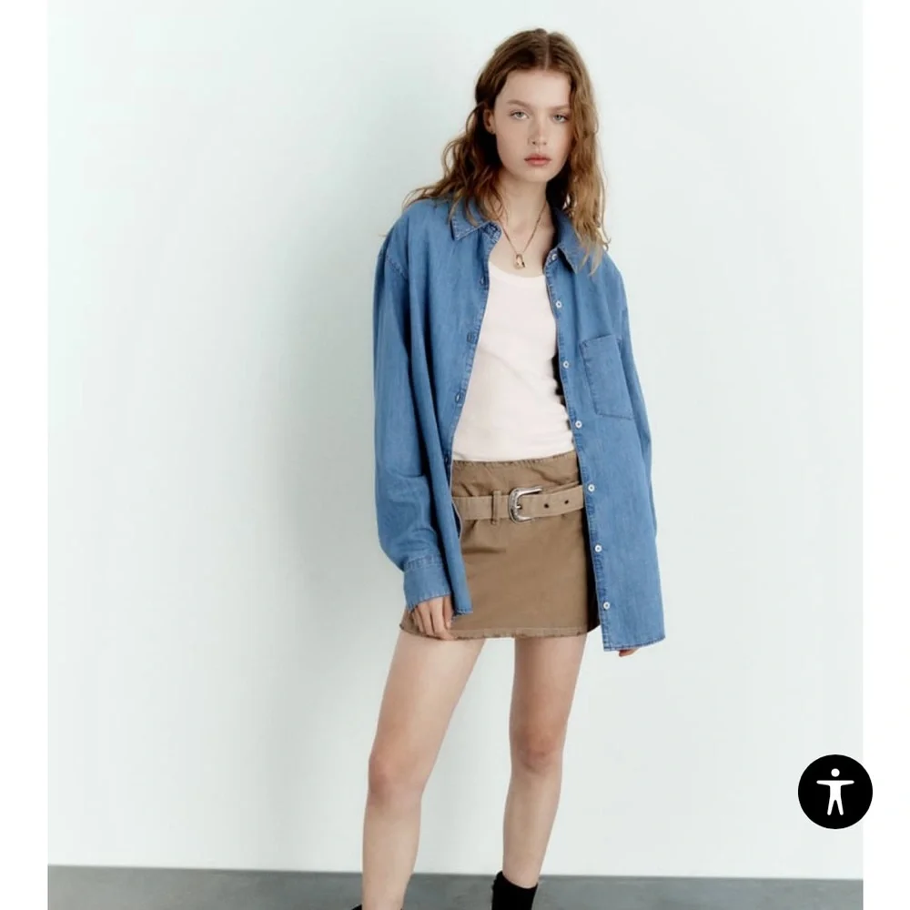 DENIM SHIRT - Picture 1 of 4